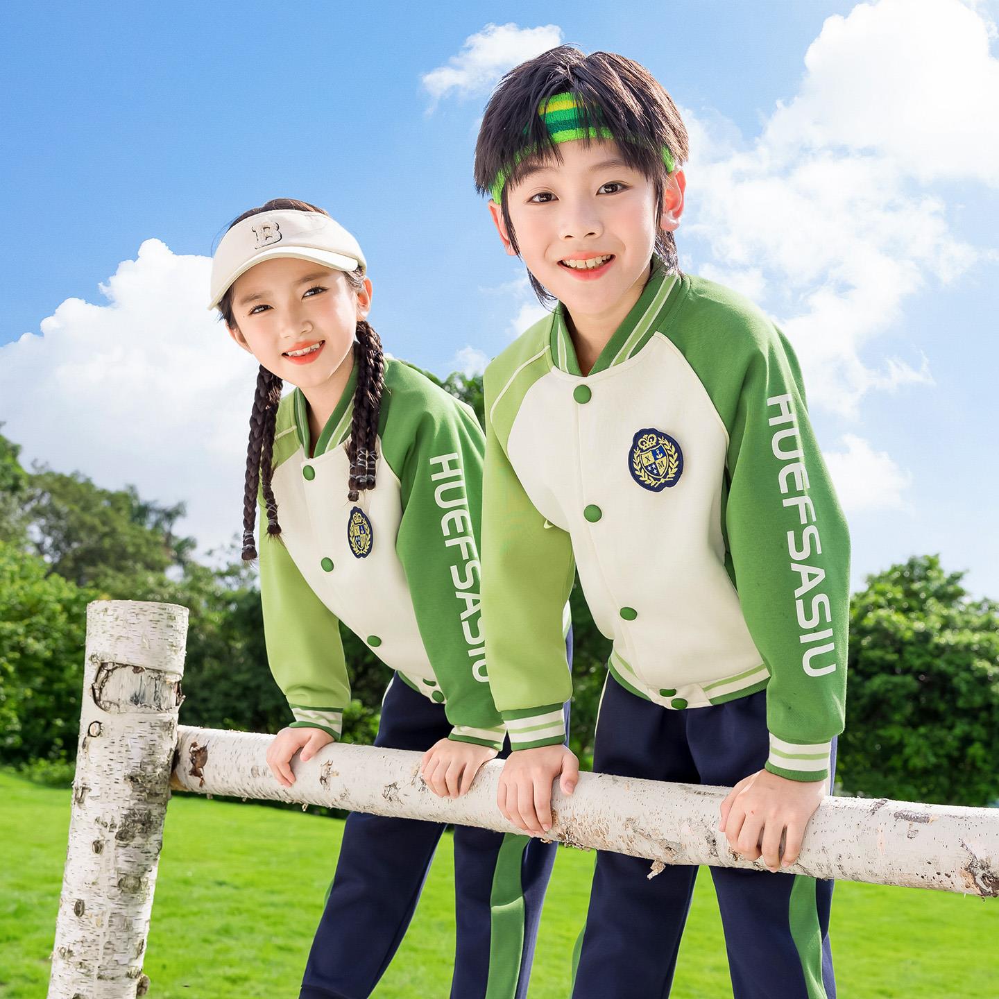 班服小学生套装儿童三件班服套装