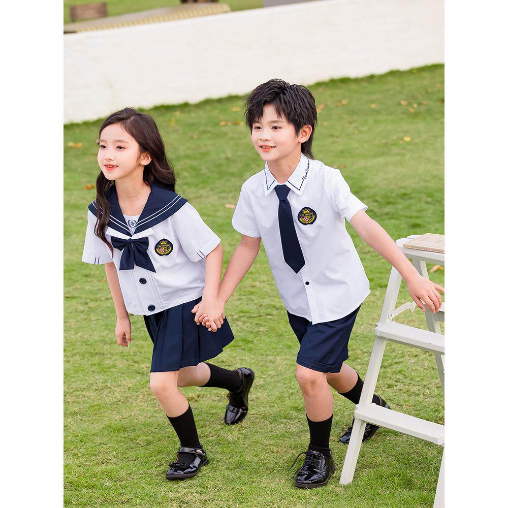 幼儿园服毕业照班女童夏季