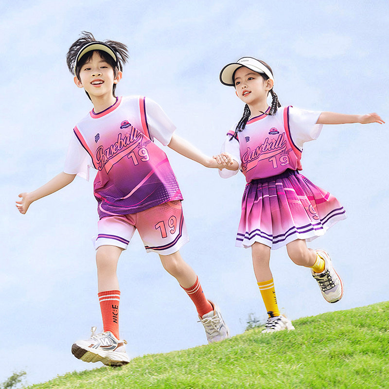 儿童校服小学生运动会班夏