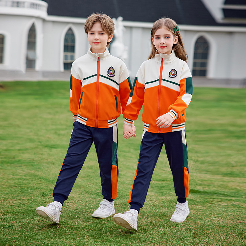 春秋小学生校服夏季英伦运动休闲儿童班服毕业照幼儿园园服一年级