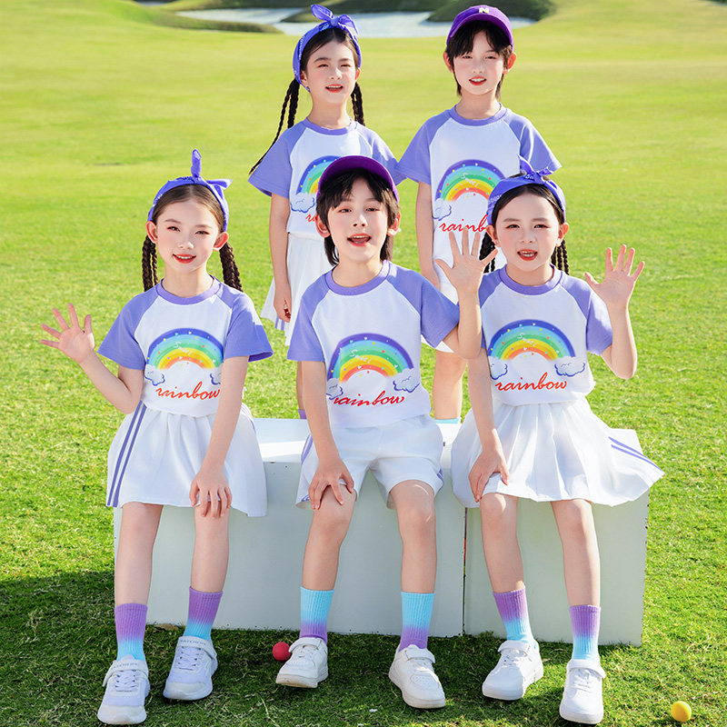 六一幼儿园表演合唱班服小学生
