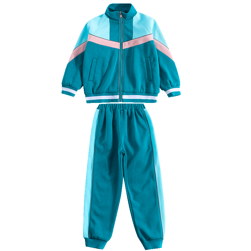小学生春秋新款套装校服幼儿园服