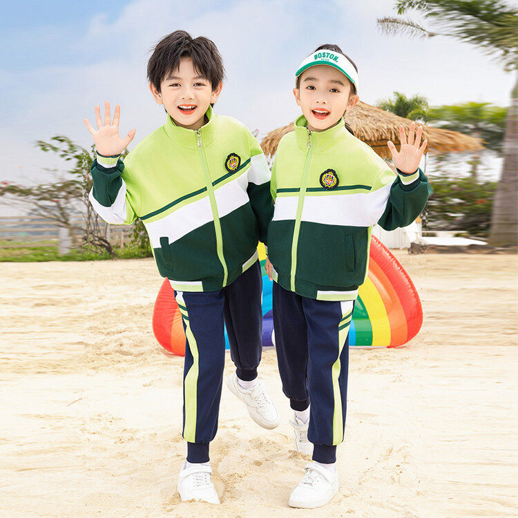 小学生校服夏装四件套春秋