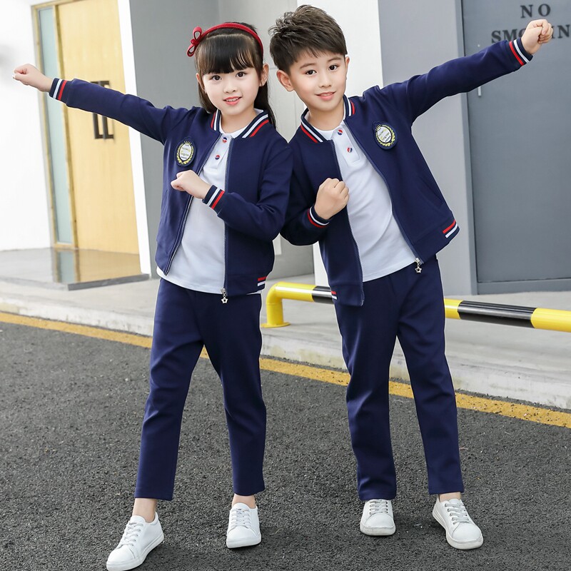 小学生校服春秋套装幼儿园园服