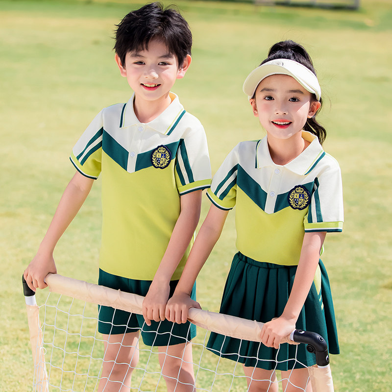 班服小学生装夏季短袖校毕