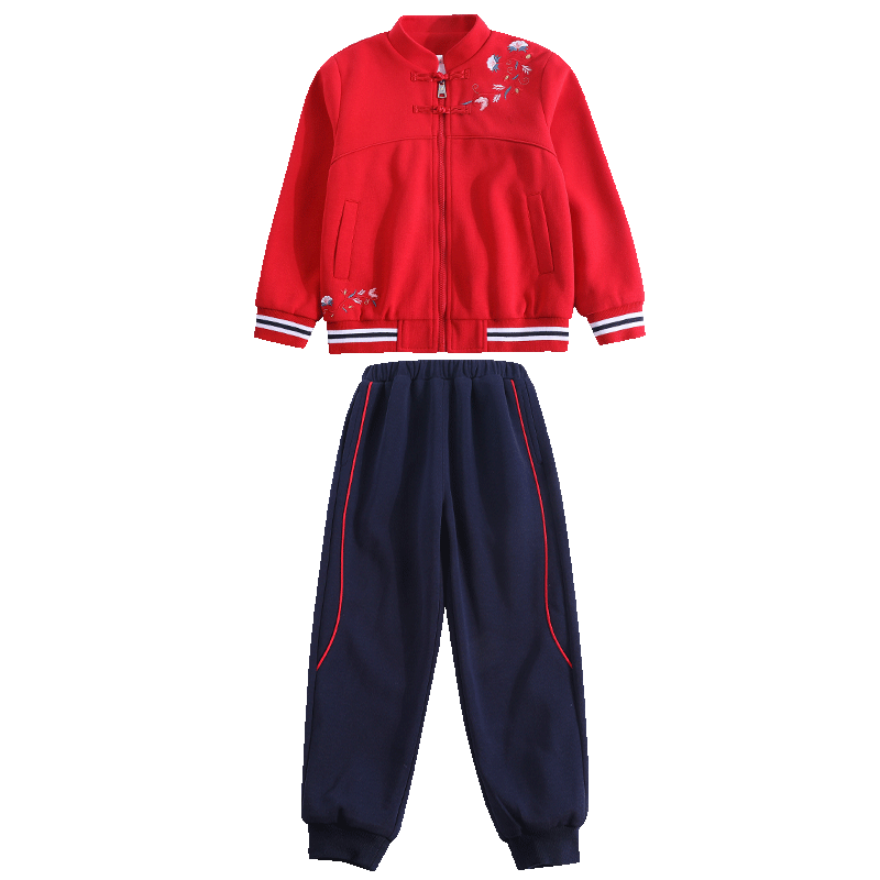 小学生班服中国风幼儿园春秋