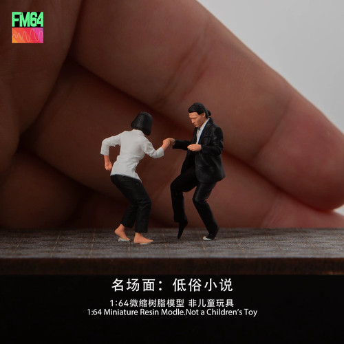 FM64低俗小说人偶建筑模型配件