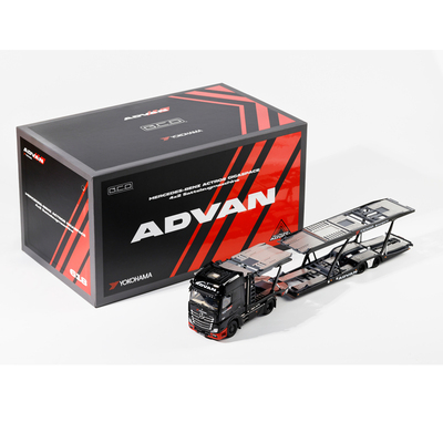 ADVAN164奔驰一拖八合金车模