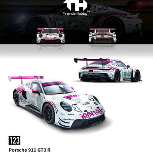 Trends GT3 R赛车模型Porsche车队涂装 收藏玩具 hobby保时捷911