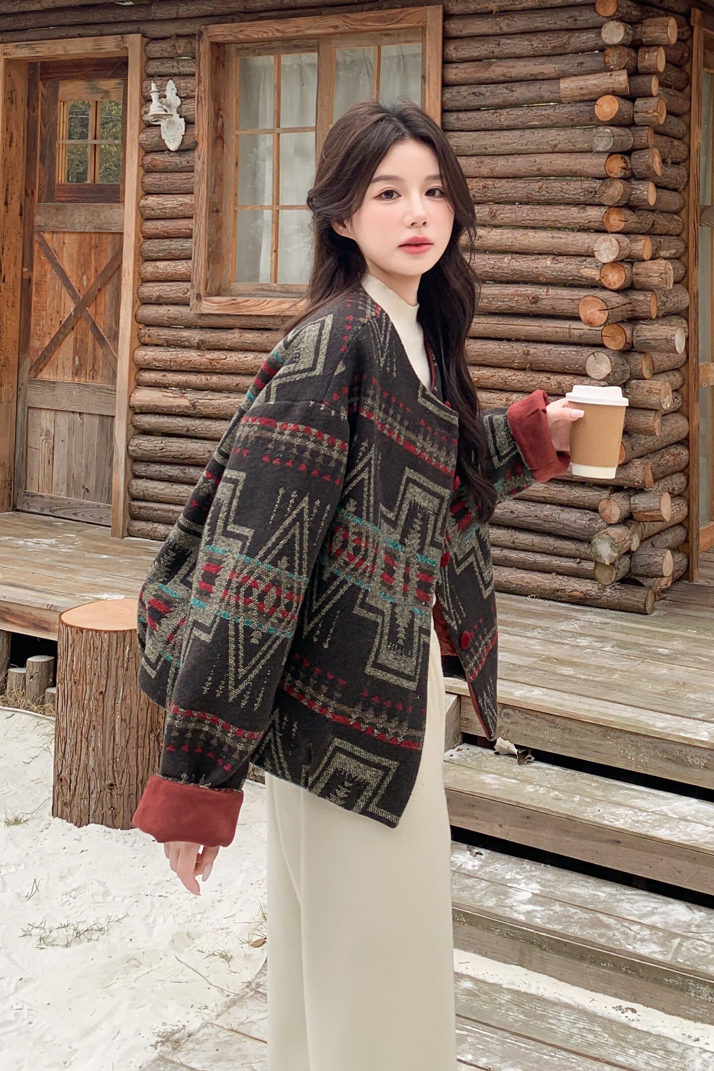 【现货】【数据好】2025冬新款毛呢外套短款B101-1026-P185-K278,女装毛呢外套,浙宝101