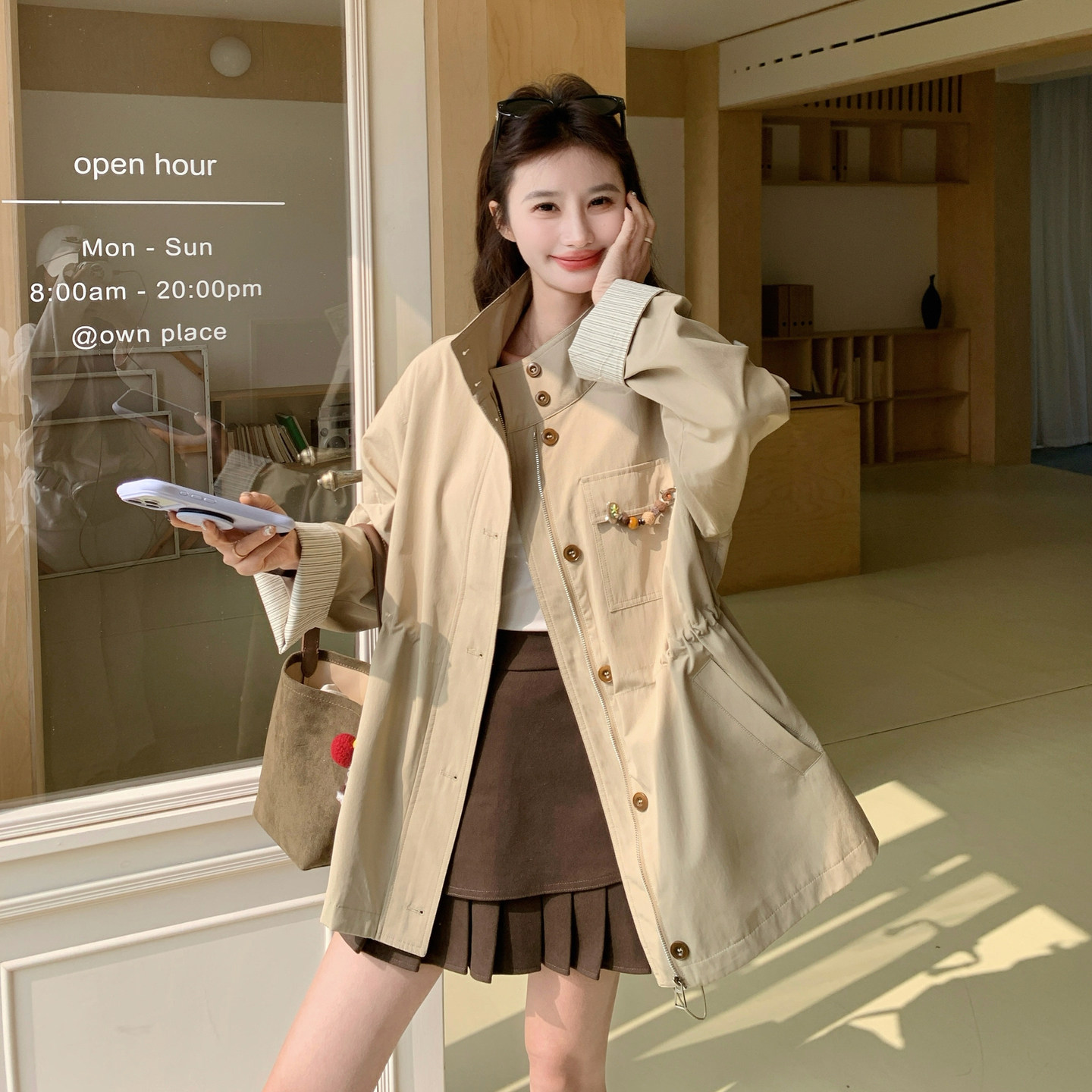 【现货现货】2026春季新款休闲风衣外套B101-2682-P175-K288现货,商品下架区,浙宝101