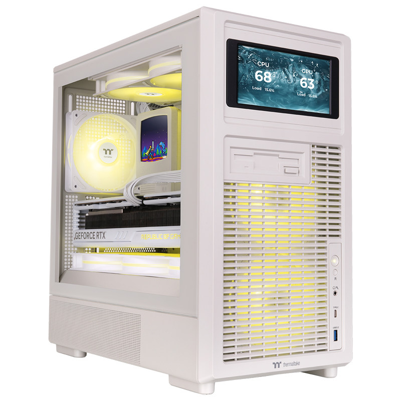 TT复古Retro 260 360 TG小机箱支持matx主板可选配屏幕280水冷排