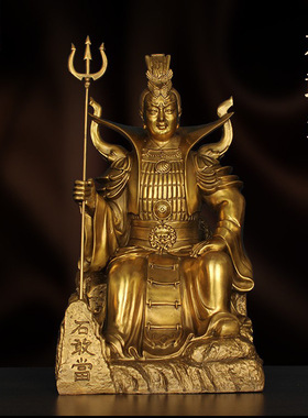 铜石敢当将军像碧霞元君泰山奶奶人像雕塑家居摆件工艺品