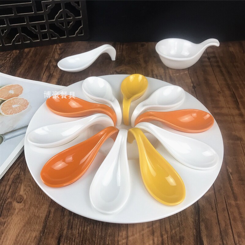 虾滑盘肉丸盘饭店宴席意境菜小吃盘甜品盘火锅店丸子摆盘密胺餐具