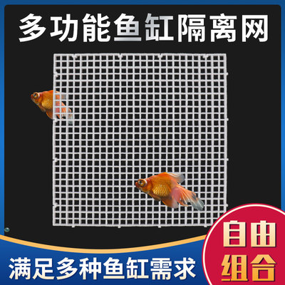 鱼缸隔离网水族隔网沼泽过滤