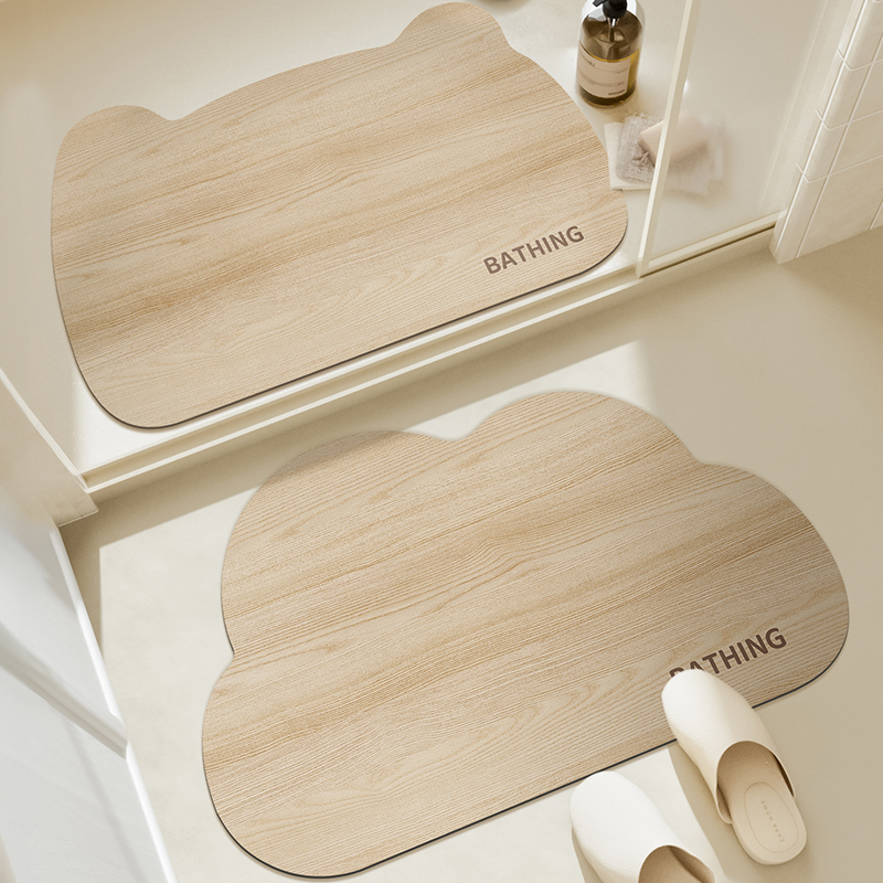 浴室地垫硅藻泥防滑吸水软垫洗手间厨房脚垫子卫生间门口厕所地毯