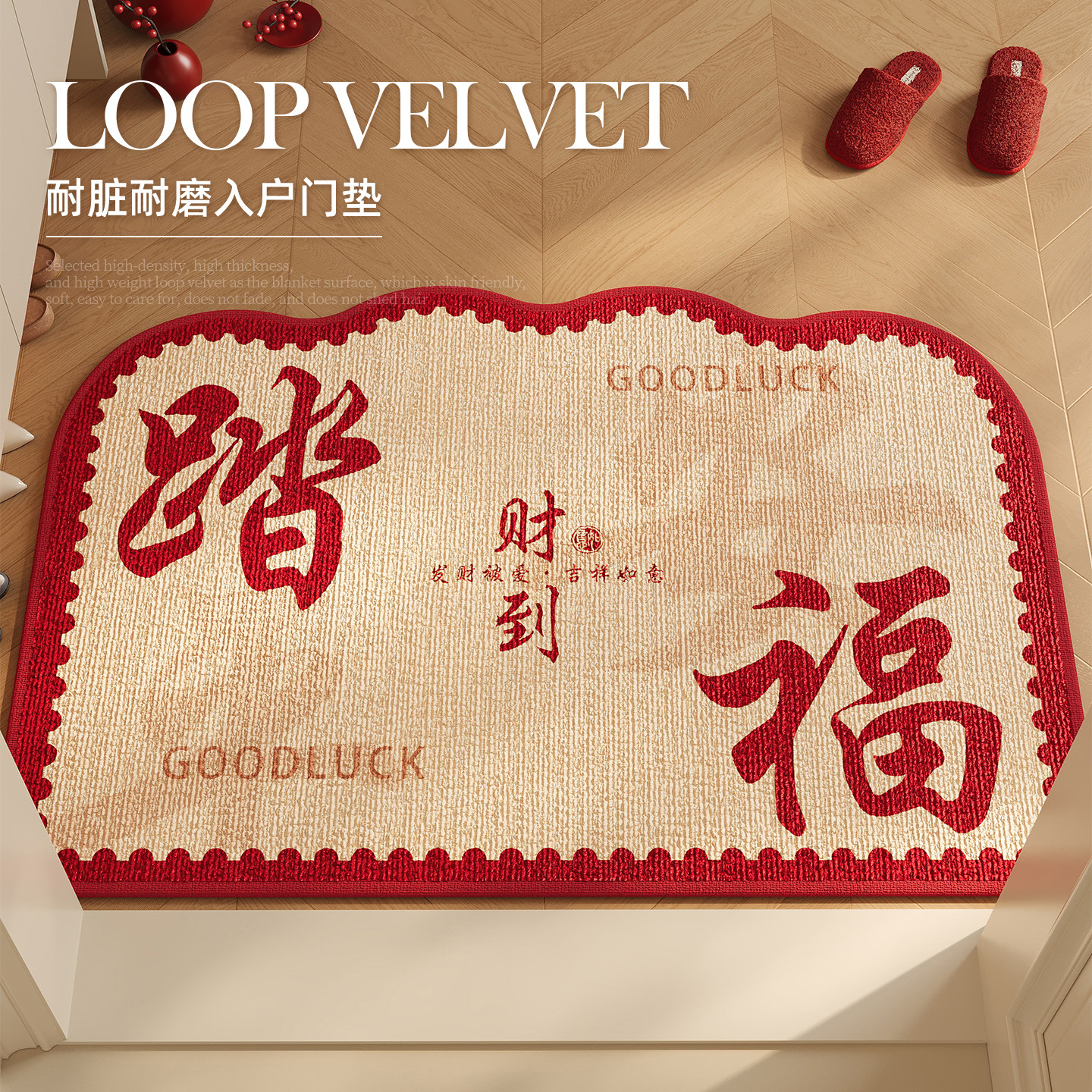 入户门地垫轻奢高级感简约地毯门垫进门门口防滑家用玄关脚垫耐脏,居家布艺,入户地垫,淘宝优惠券,粉丝福利购,淘宝优惠卷