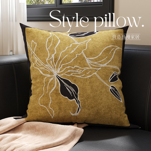 轻奢高级感抱枕套不含芯客厅沙发大号靠背垫装饰枕卧室床头靠枕垫