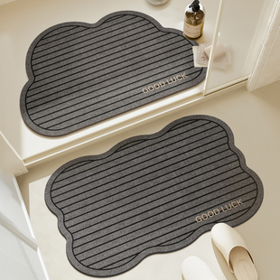 浴室地垫硅藻泥防滑吸水软垫洗手间厨房脚垫子卫生间门口厕所地毯