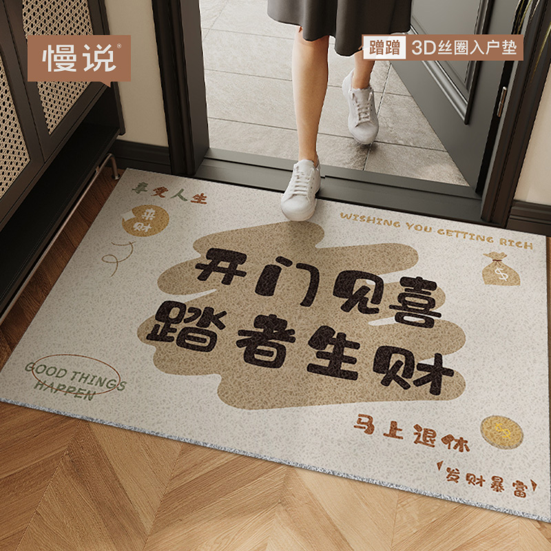 入户门地垫进门脚垫家用玄关丝圈