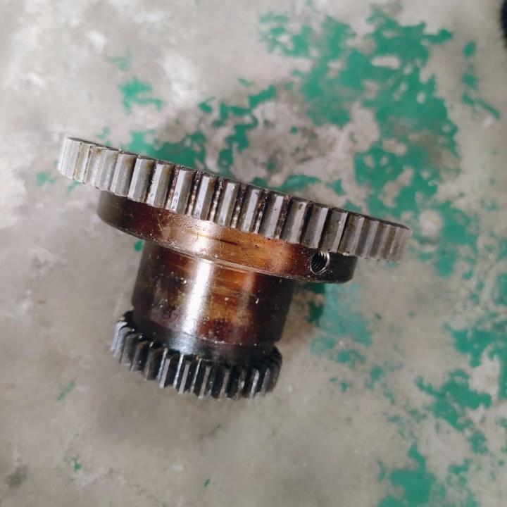 沈阳金山机床厂Z304Q0*10摇臂钻床配件双联齿轮Z30/61/M2/8-46*8