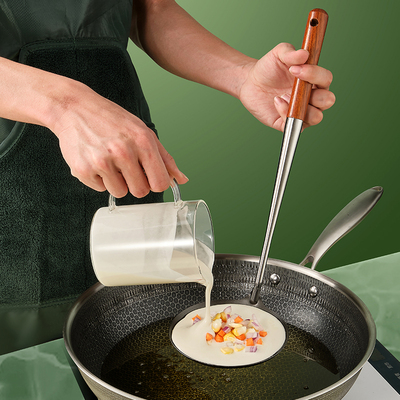 沃达美304不锈钢油饼勺