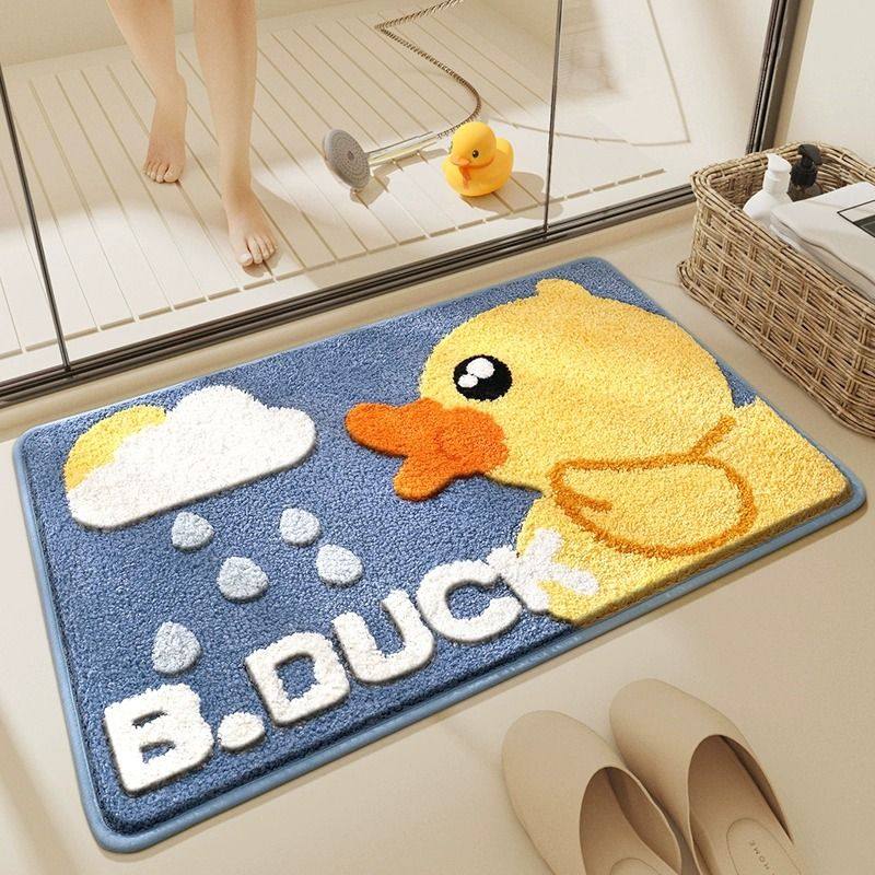 家用卫生间地垫浴室吸水防滑垫子厕所门口脚垫洗手间地毯卫浴