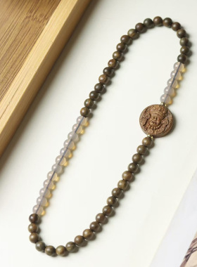 扎基款DIY绿檀木手链首饰文玩厂家批发规格0.6男女中式风念珠装饰