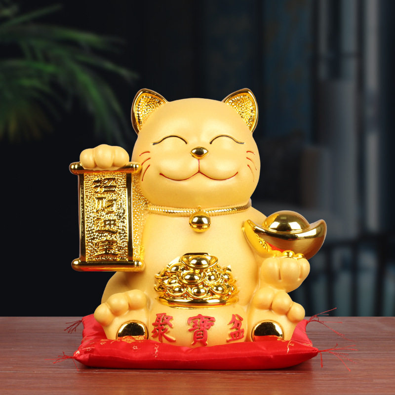 招财猫存钱罐摆件可存可取2025新款中式店铺公司开业大容量储蓄罐