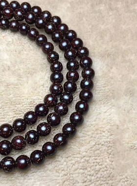 蓝星款小叶紫檀DIY手链厂家批发规格0.5×108颗男女装饰念珠文玩