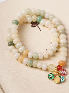 喜乐款DIY多宝菩提手链文玩厂家批发规格6×8男女装饰品首饰念珠