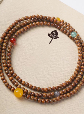 珠玉款绿檀木顺纹DIY手链念珠厂家批发规格0.4男女简约风装饰首饰