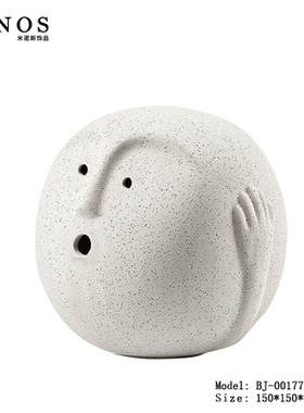 客厅玄关人脸面具雕塑摆件