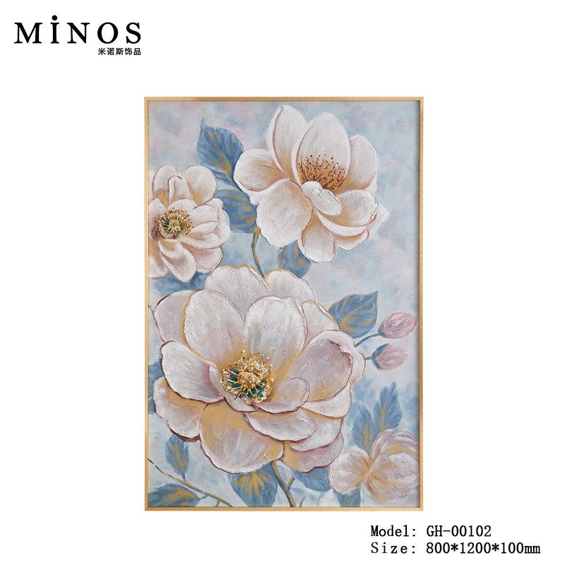 物语芳华装饰画3D浮雕画二联副现代轻奢沙发背景墙挂画设计师壁画