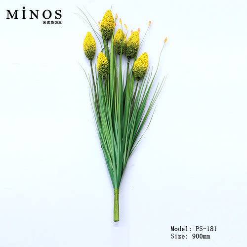 简欧美式白色郁金香仿真花花束干花高档仿真假花客厅粉色插花花艺