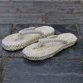 复古草编鞋 民族风麻纯手工麻编织 凉拖人字拖 中国风草鞋 男女拖鞋