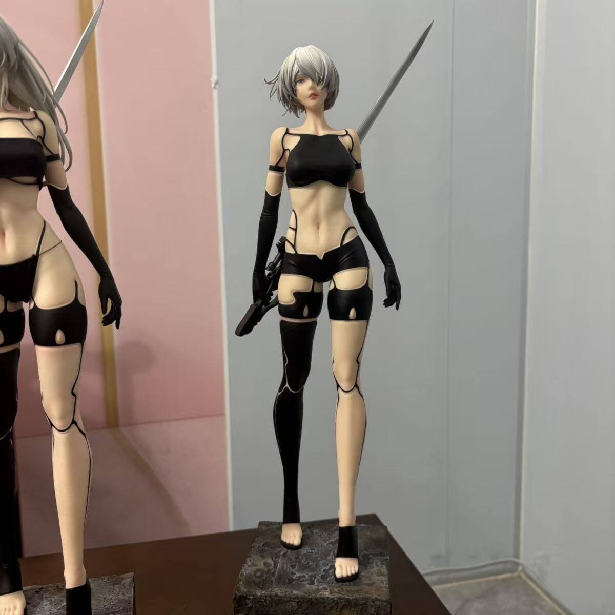 新款-尼尔机械纪元 A2战损版 1/4 50CM 雕像动漫游戏模型手办动漫