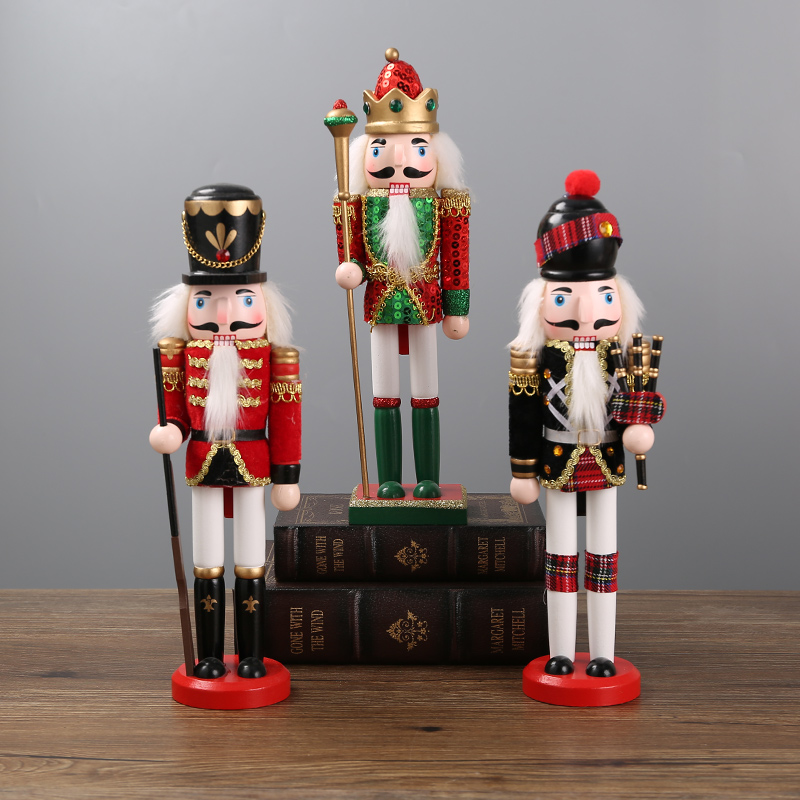 欧式复古胡桃夹子木偶人装饰摆件