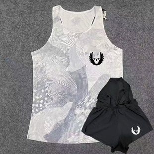 运动定制体育背心恤男女跑步马拉松背心生t田径服俄勒冈套装训练