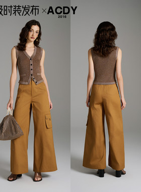 ACDY【钢骨花园*重建】时尚休闲气质百搭显瘦针织马甲5DQMS26111