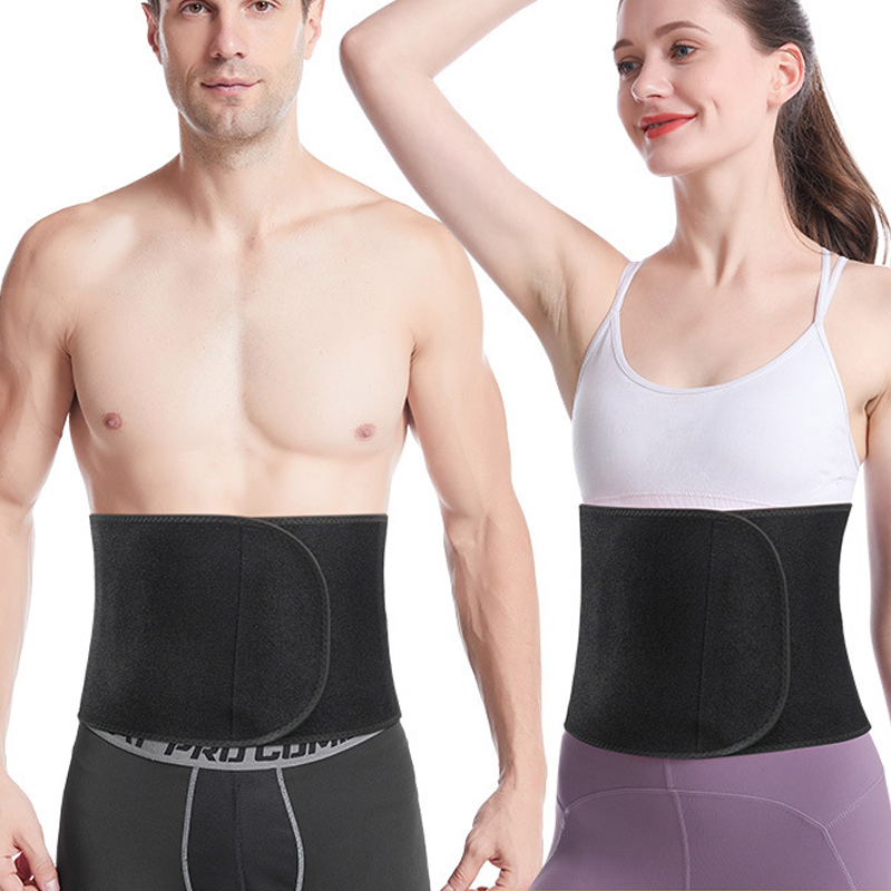 运动健身魔术贴自粘护腰带