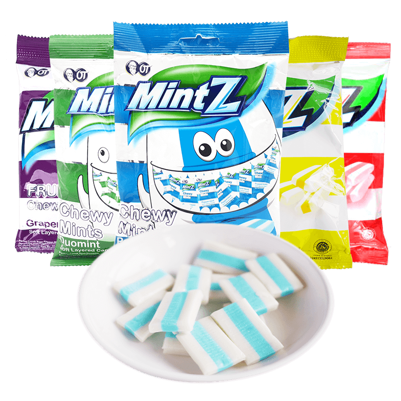 mintz薄荷软糖印尼进口清凉糖果