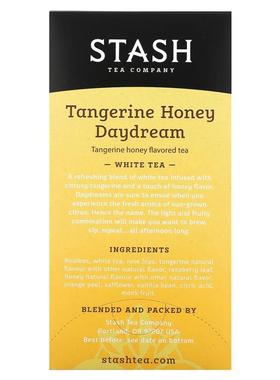 Stash Tea,星皇优品 蜂蜜柑橘白茶White Tea18包