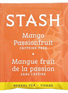Stash Tea, 芒果西番莲草本茶无咖啡萃取20 茶包