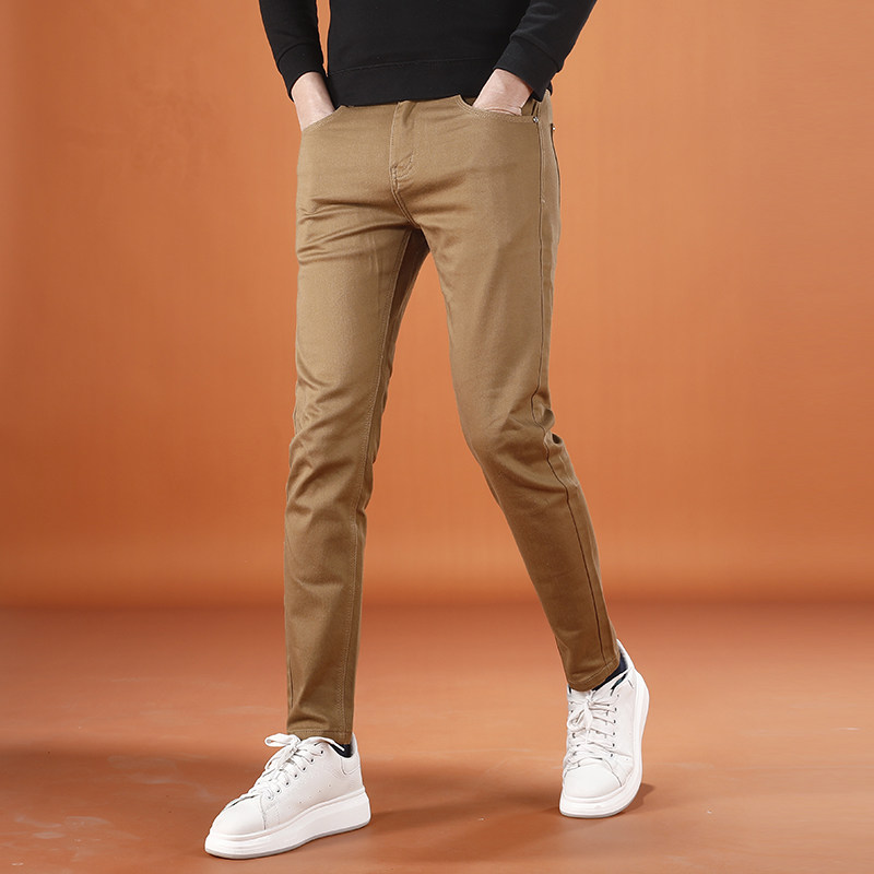 牛仔裤男款2026春秋新款高端商务男士休闲裤潮男时尚百搭修身小脚