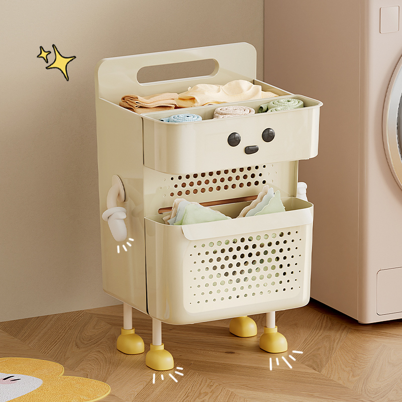 壁挂脏衣篓家用双层衣物分类脏衣服收纳筐洗衣篮浴室放衣服神器
