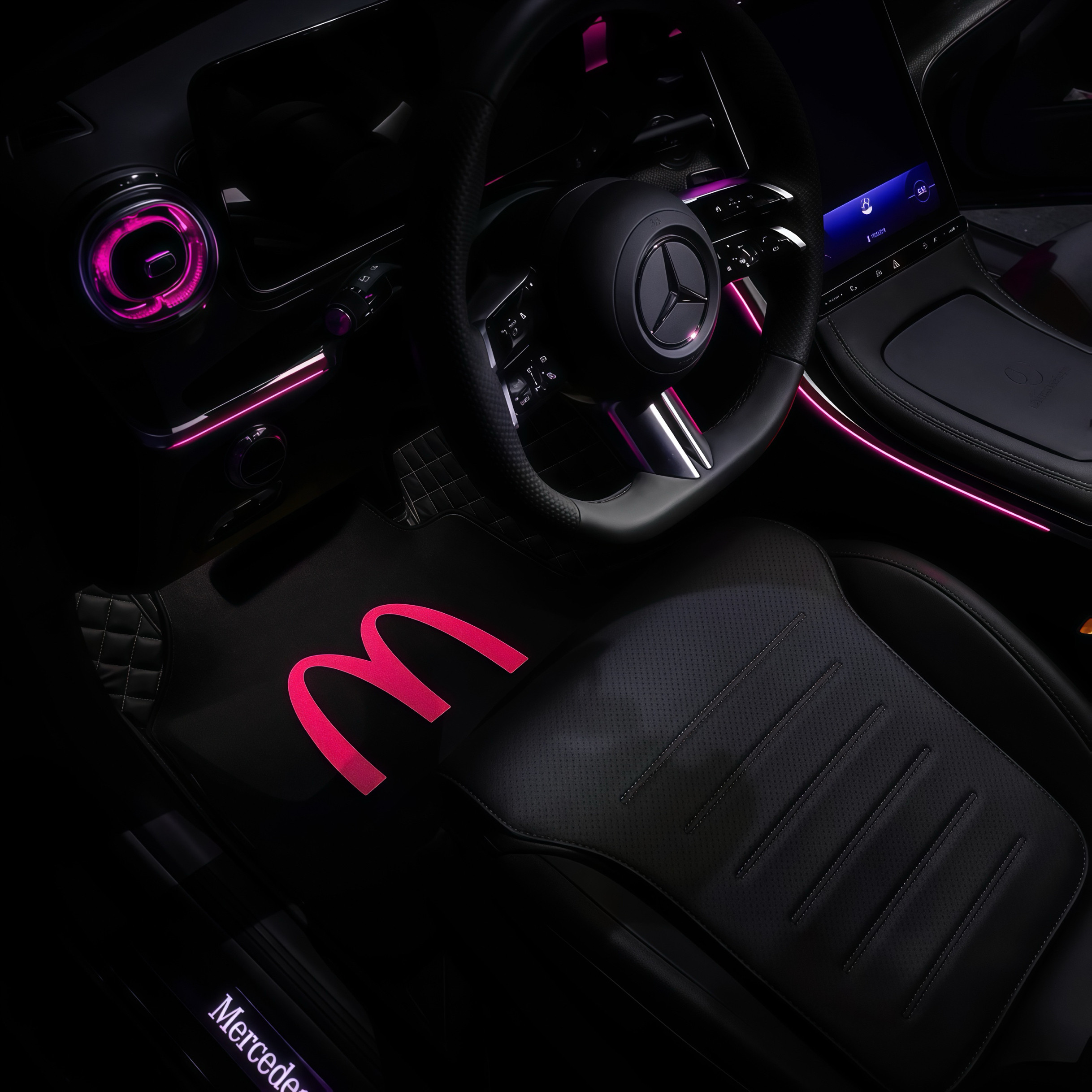 汽车脚垫主副驾驶通用脚垫麦当劳周边车载耐脏脚踏垫防滑车内用品,汽车用品/电子/清洗/改装,通用脚垫,淘宝优惠券,粉丝福利购,淘宝优惠卷