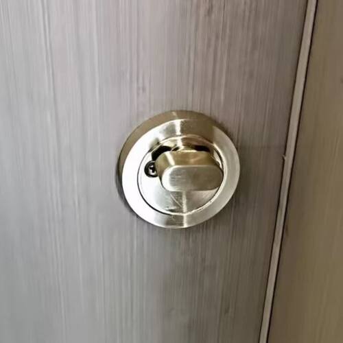 暗锁木门锁过道锁辅助锁双面闭锁隐形门锁卧室房门锁室内门单面锁