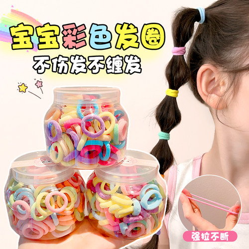 宝宝拇指发圈~不伤发皮筋