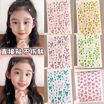 六一儿童节表演儿童脸贴妆脸贴